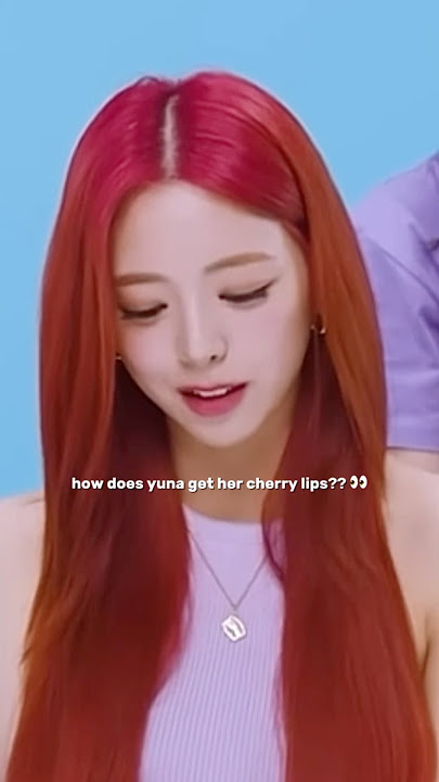 How to: ITZY YUNA'S CHERRY LIPS?! 🍒 #beauty #romand #liptint #lipproducts