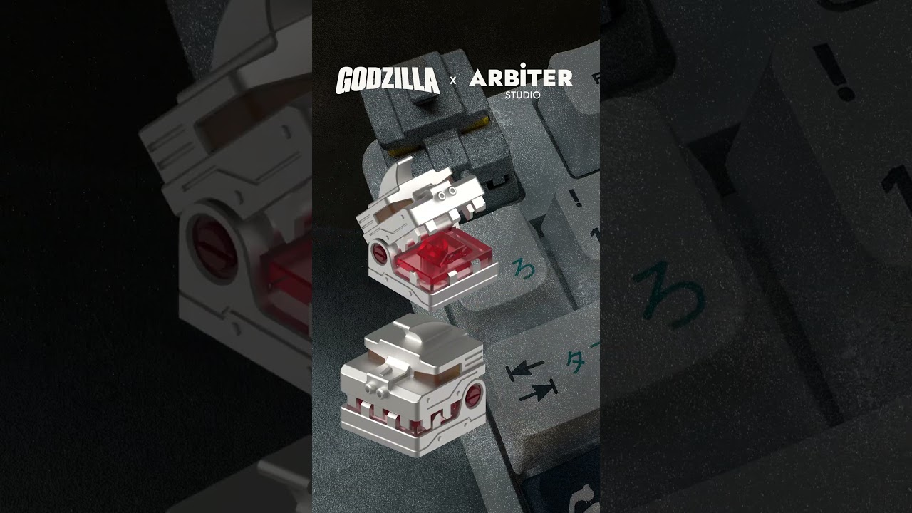 The articulated Godzilla keycaps: built to bite. π¦β¨οΈ