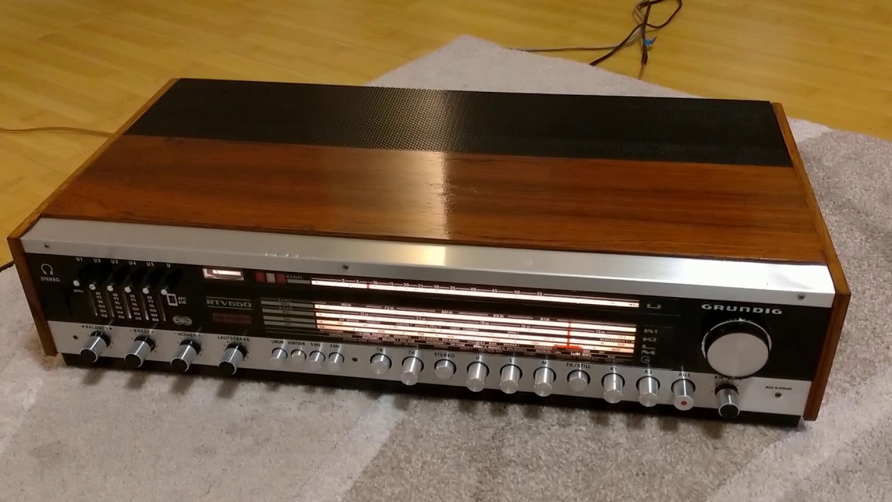 Grundig RTV 650 repaired and restored to its former glory
