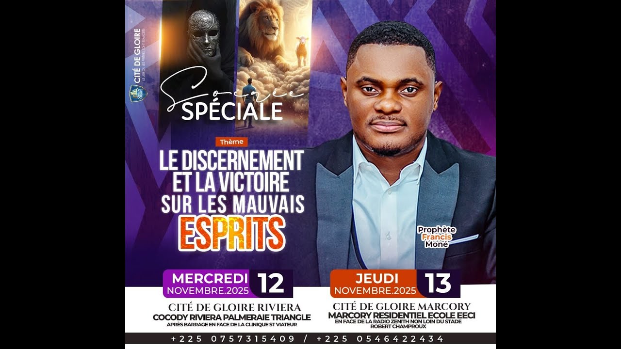 🔥Cité de Gloire Bienvenue à notre Culte Spécial (J2) avec Prophète Francis Moné