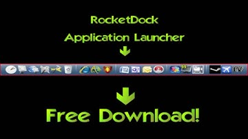 RocketDock Application Luncher - Free Download - Shortcut Icon Organizer