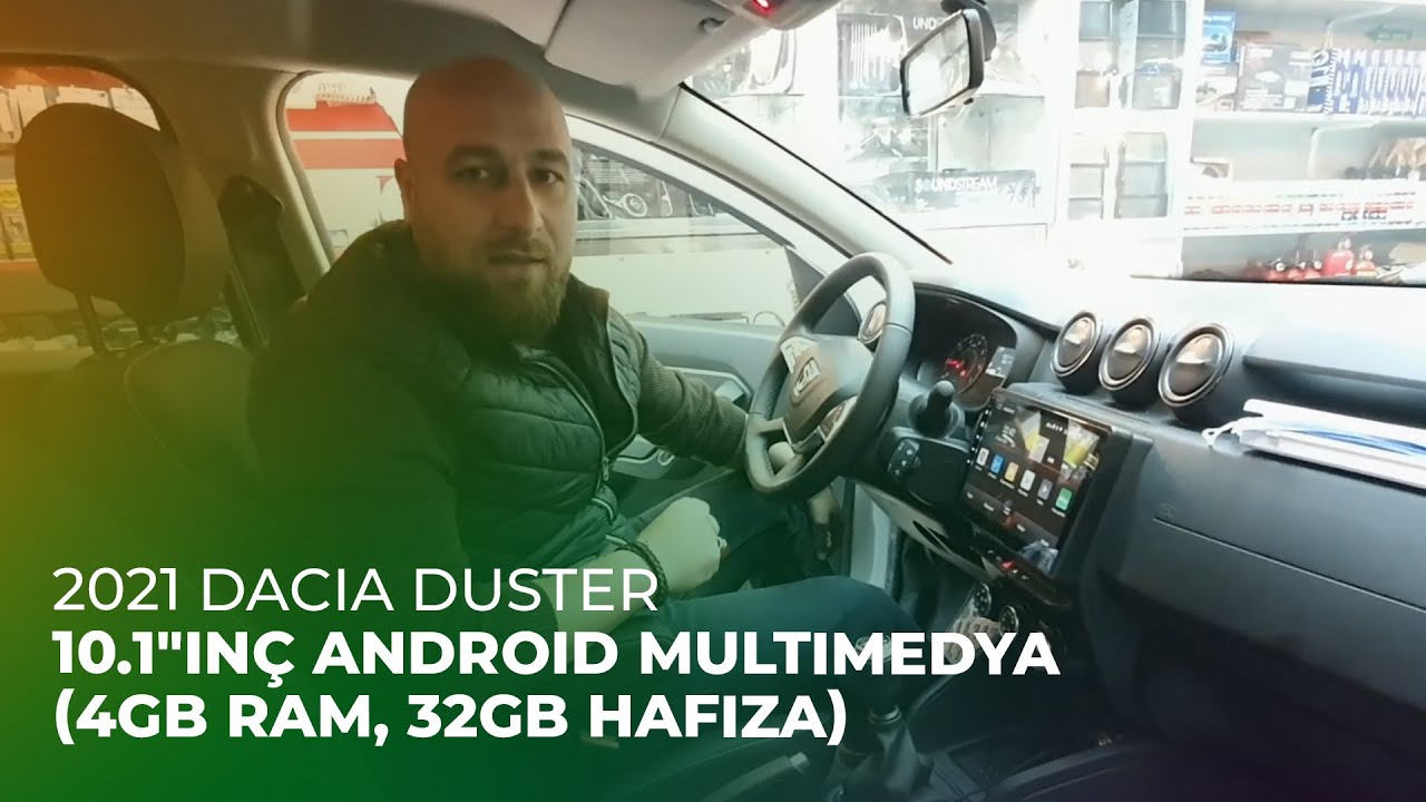 2021 Dacia Duster // 10.1"inç Android Multimedya (4GB Ram, 32GB Hafıza)