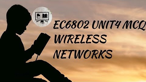 EC6802 | Wireless Networks | MCQ Explained in Tamil | Unit - 4