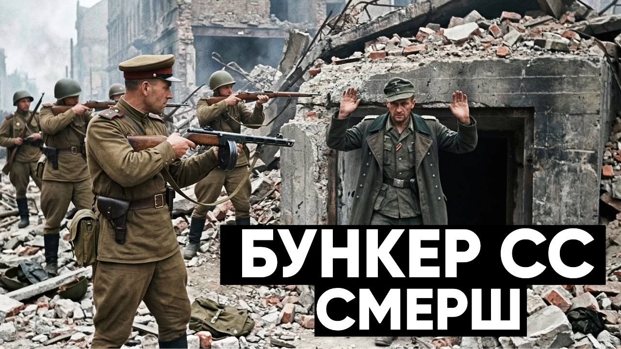 ПОСЛЕДНИЙ БУНКЕР СС В БЕРЛИНЕ — операция СМЕРШ 1945