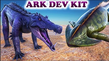 ARK Dev Kit - KAPROSUCHUS & DIPLOCAULUS (Animations & Dino Dossier Spotlight)