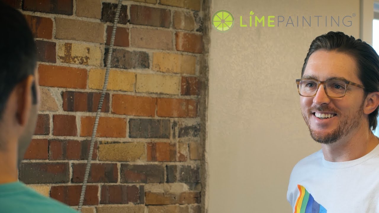 Custom Interior Lime Wash on Brick