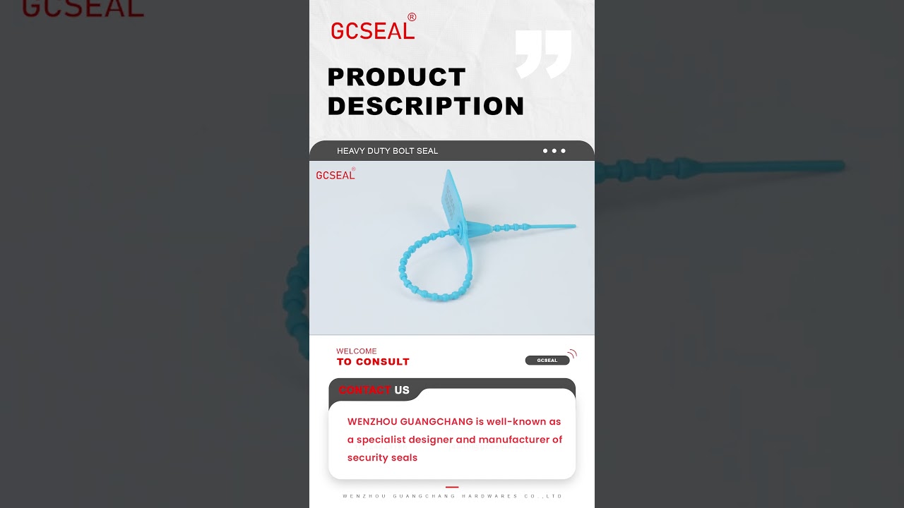 Secure it right with Plastic Seals! 🔒