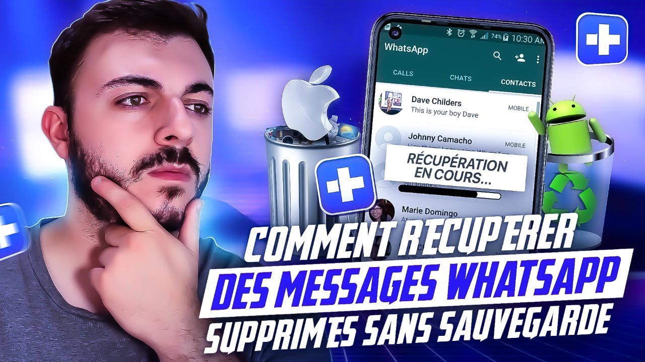 Comment récupérer des messages WhatsApp supprimés sans sauvegarde - YouTube