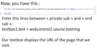 How to make an advanced web browser part 1 in vb.net || in 60 secondes