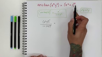TRICKY IMPLICIT DIFFERENTIATION involving ARCTAN(X) and PRODUCT RULE