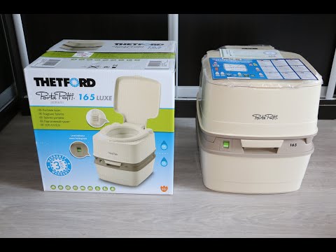 فيديو: خزانات Thetford الجافة: Porta Potti 165 Luxe و Porta Potti 335 Qube و Porta Potti 365 و Excellence ونماذج محمولة أخرى. أموال. كيف تستعمل؟