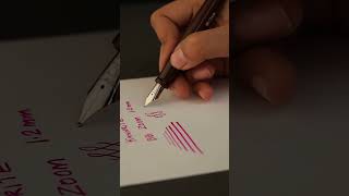 Zoom nib designed for those who love versatility #kanwrite #ZoomNib #fountainpen #calligraphy #asmr