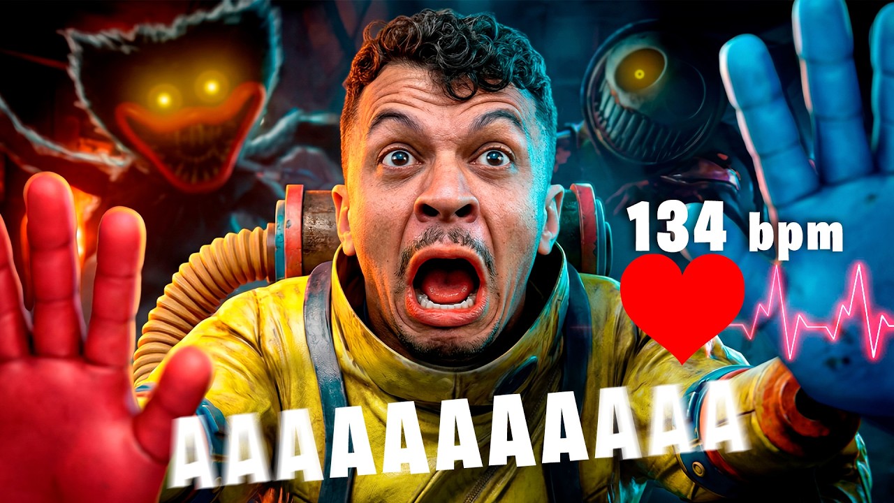 CHOREI DE MEDO CORRENDO DE UM MONSTRO ASSUSTADOR 😭😭 