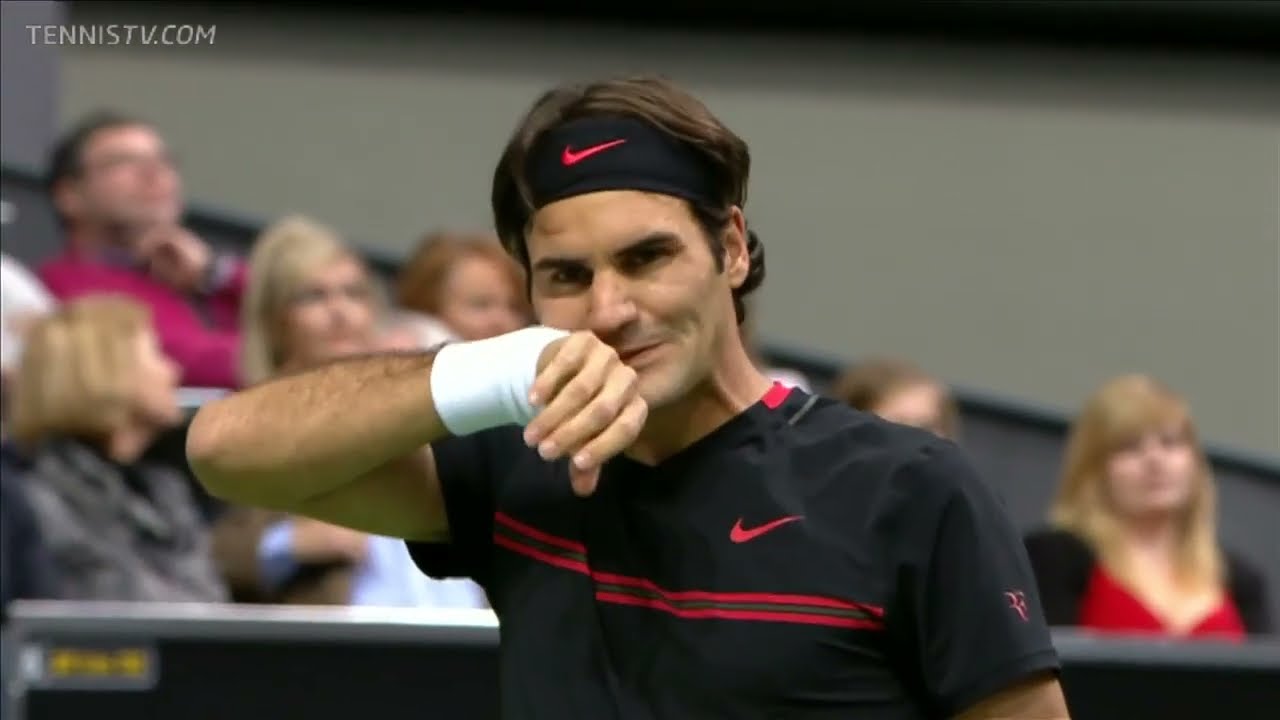 Federer vs Davydenko Rotterdam Semifinal 2012