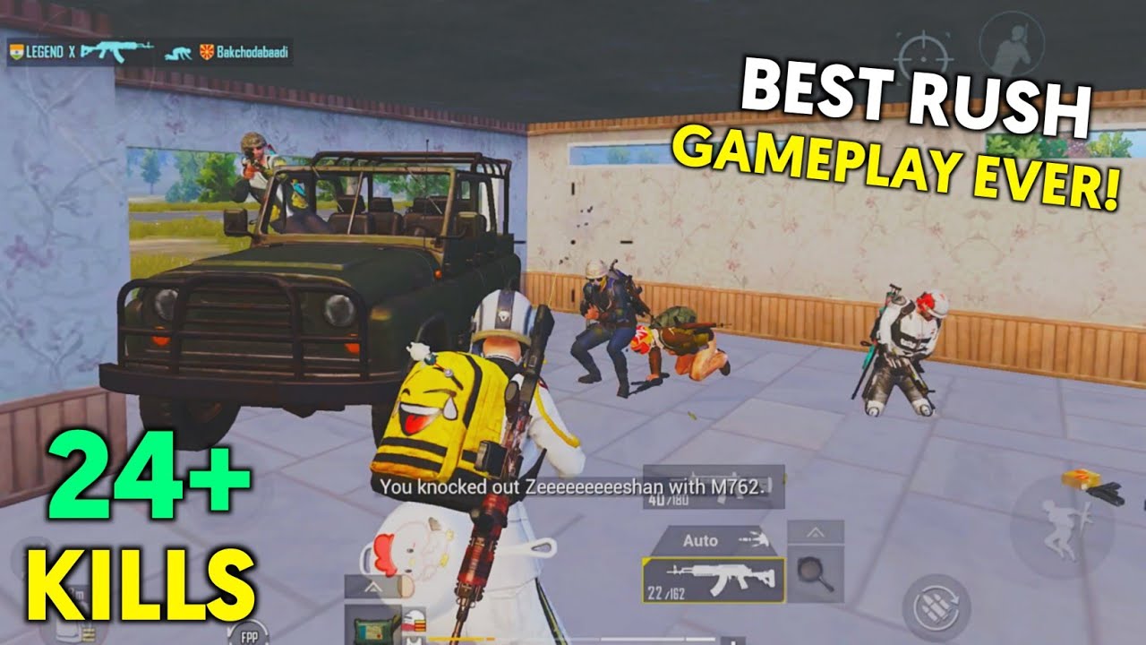 G Guruji FOREVER | BEST RUSH GAMEPLAY EVER!!! 24 KILLS | PUBG MOBILE