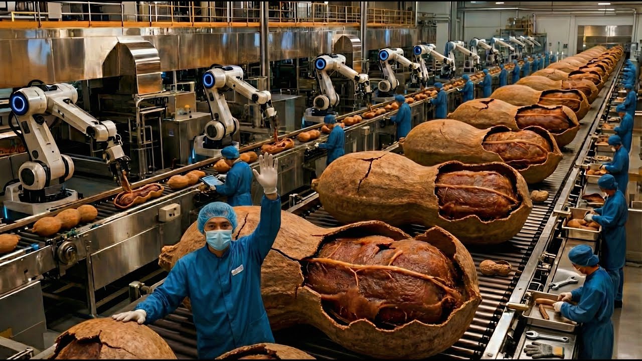Inside a Modern Tamarind Processing Plant 🌰 From Raw Pods to Concentrated Paste