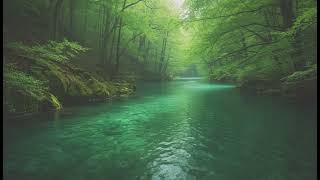 Crystal River Loop | Peaceful Flowing Piano & Water-Inspired Ambient Music for Relaxation