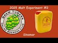 Sinamar - Brewtubers 2025 malt experiment #2