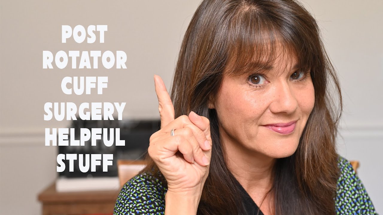 Things I Used to Get Comfortable Post Rotator Cuff Surgery YouTube