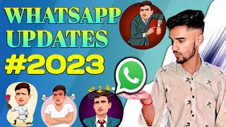 WhatsApp features #2023 | create face stickers | #technology #whatsapp screenshot 1