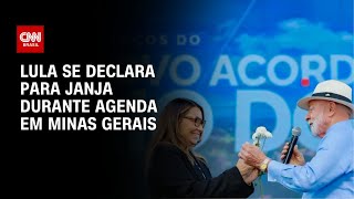 No Dia dos Namorados, Lula dá flores a Janja e beija primeira-dama em MG | CNN 360º
