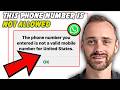 Account Banned? Fix WhatsApp "This Phone Number Is Not Allowed" | Full Guide
