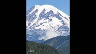 Mt Rainier Avalanche 🏔️💨