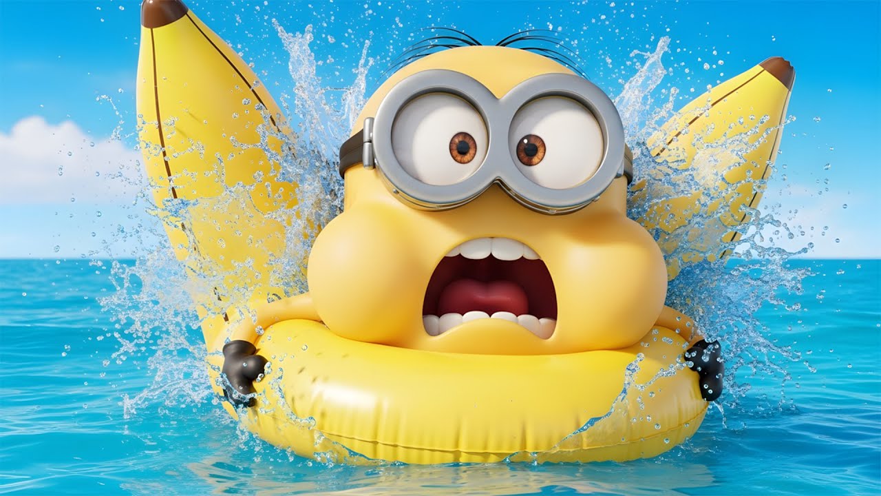 MINIONS Summer Swimming Chaos 😱🍌💦  Funny Pool Adventure  Kids Cartoon 2026