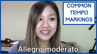 Music Terminology: Common Tempo Markings