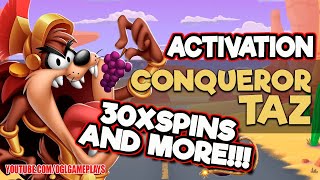 Conqueror Taz Activation, 30X Spins, Inferno Campaign and More - Looney Tunes World of Mayhem #382
