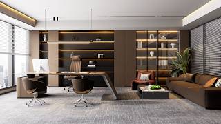 Italian Style Office Rendering in D5 Render, Step by Step Tutorial