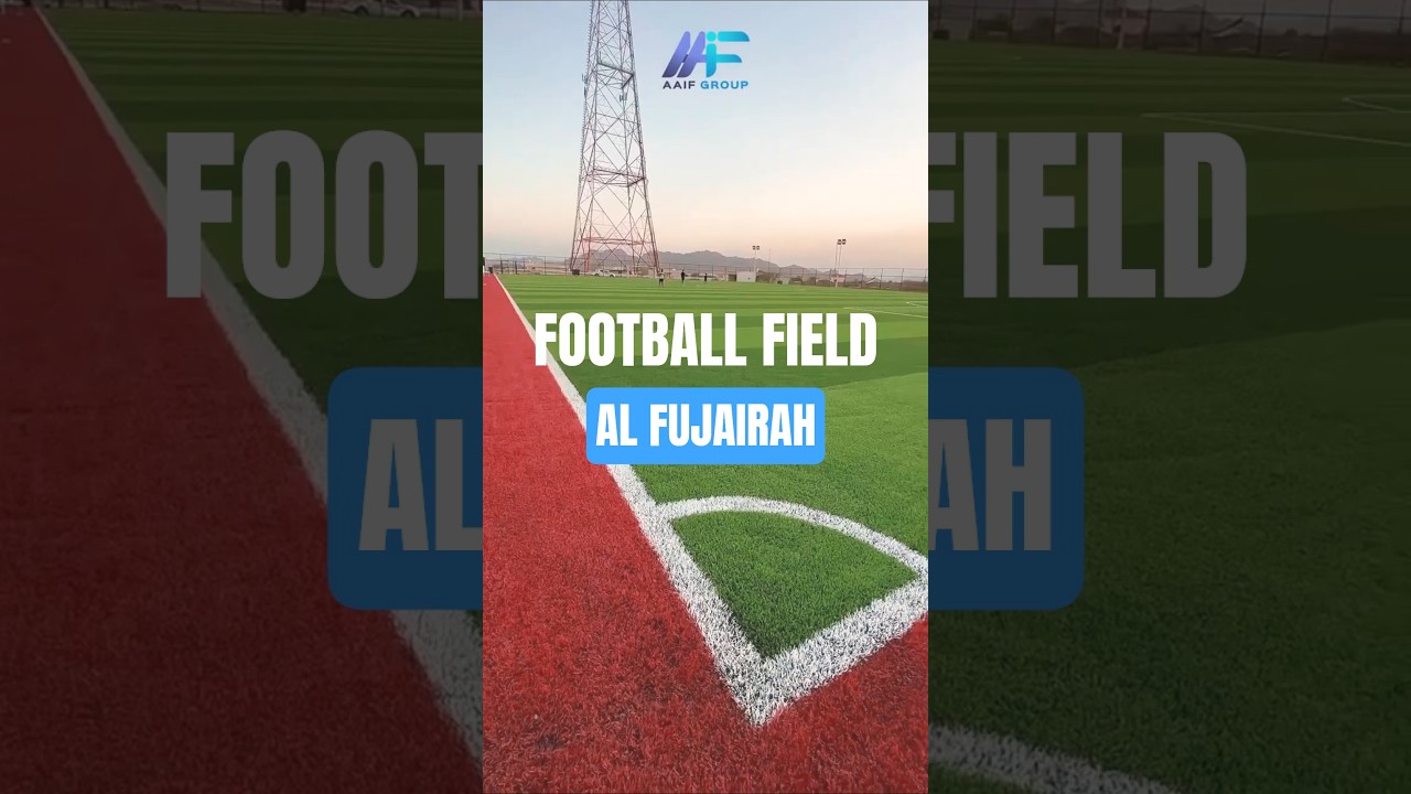 Full football field project By 𝐀𝐀𝐈𝐅 𝐆𝐑𝐎𝐔𝐏 مشروع ملعب كرة قدم متكامل من إنجاز