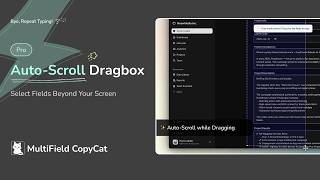 How to Copy & Paste More Form Fields with Auto-Scroll Dragbox | MultiField CopyCat