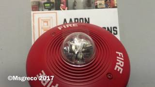 eBay listing: system sensor spectralert classic ceiling mount horn / strobe