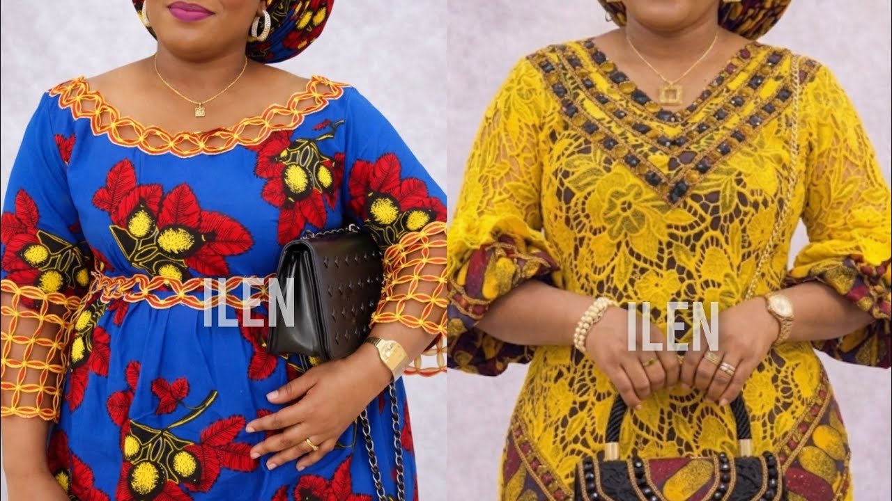 Stunning Ankara Dresses For Women |2026 Collections/Beautiful Lace Pagne Bubu/boubou & Kaftan Gown