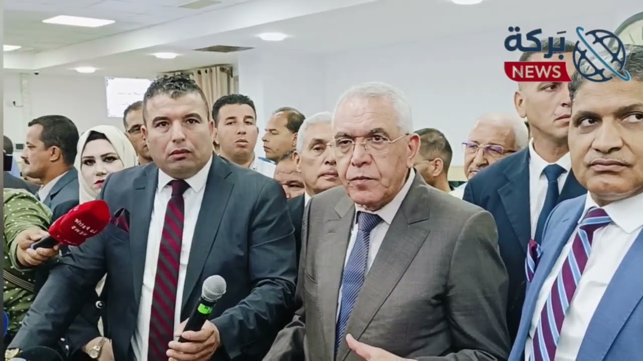 وزير  العدل حافظ الاختام في زيارة لولاية سعيدة