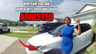 Driver Strikes Crossing Guard, Arrested After Evidence Contradicts Her Story