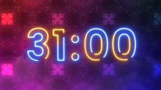 31 Minute Timer | 1860 Seconds Countdown | Clean And Simple Timer
