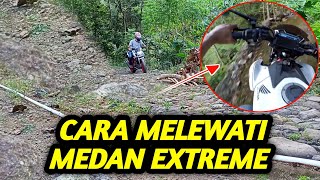 BELAJAR MOTOR KOPLING DI JALAN RUSAK,TERYATA MUDAH❗