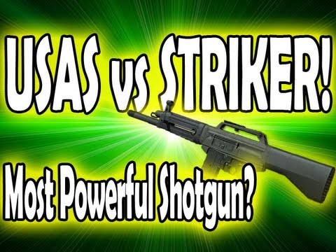 MW3 Tips & Tricks: USAS vs STRIKER - MOST Powerful Shotgun in MW3? (Modern Warfare 3)