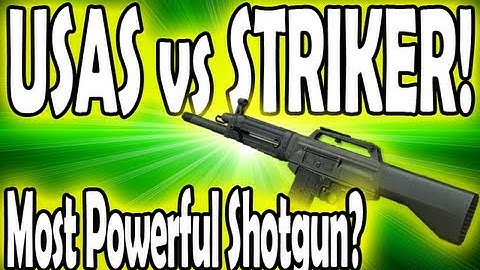 MW3 Tips & Tricks: USAS vs STRIKER - MOST Powerful Shotgun in MW3? (Modern Warfare 3)