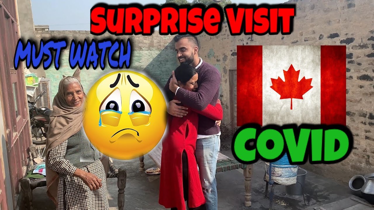 Surprise Visit After 4 Years || Very Emotional Moment, Canada 🇨🇦 to India 🇮🇳