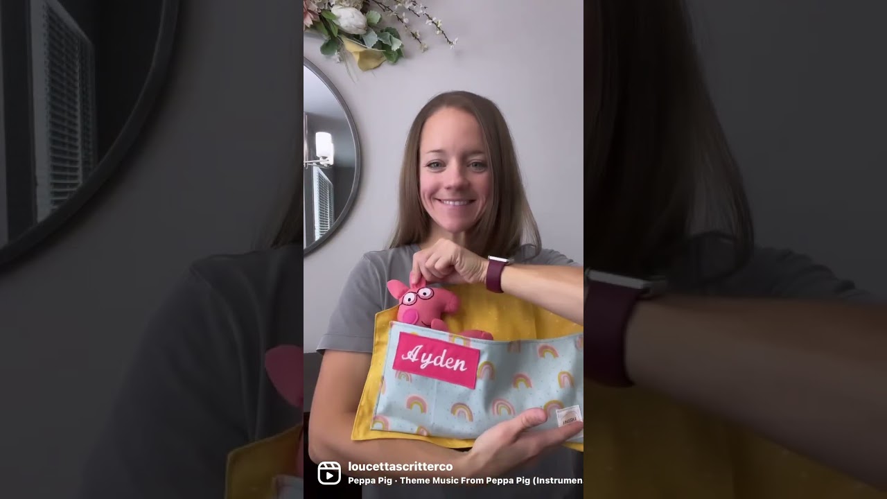 Handmade Peppa Pig Doll Set