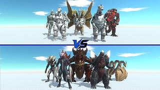 Team Mechs vs Team Space - Animal Revolt Battle Simulator | ARBS