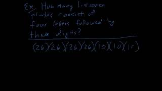 Discrete Math - Multiplication Rule