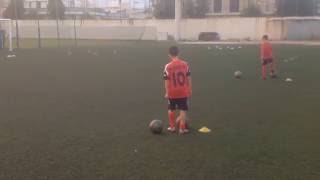 U11 INNOVATIVE TRAINING SESSION PART 2  control of 2 balls YOUTH COACH KOSMAS DIMITRIS