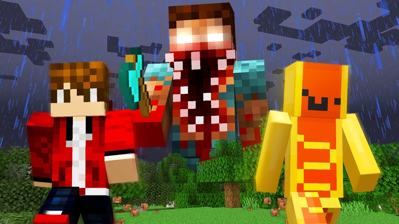 Minecraft But We're Being Hunted…
