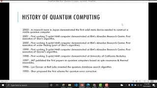 CS247  Quantum Computers - A Review