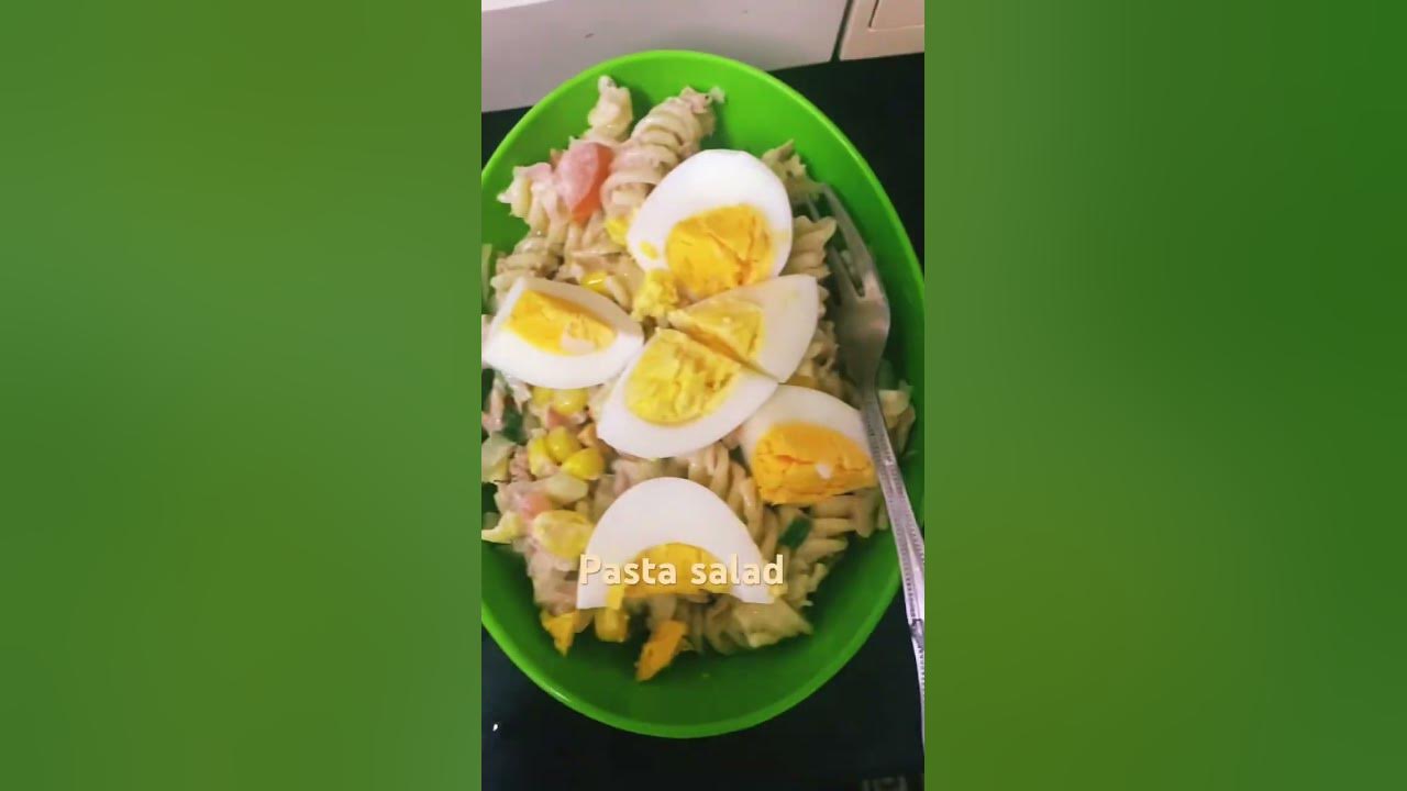 Homemade pasta salad YouTube