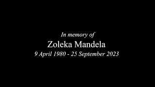 Zoleka Mandela Tribute Video courtesy @FIAFoundation